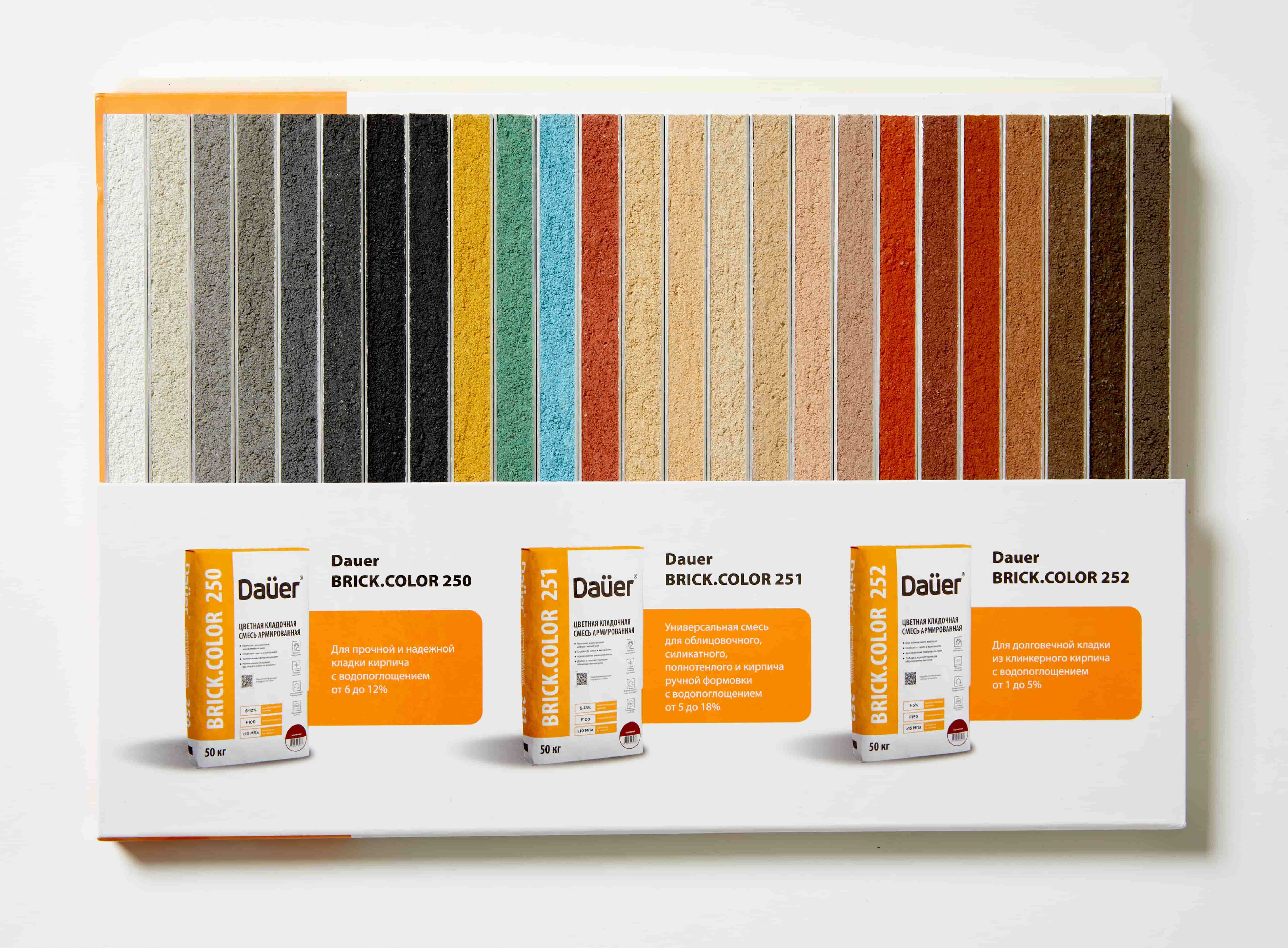 Цветная кладочная смесь армированная DAUER BRICK.COLOR 250 серый, 50 кг фото 4